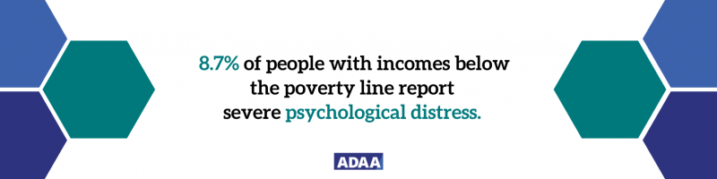 "low income and poverty mental health resources barriers"